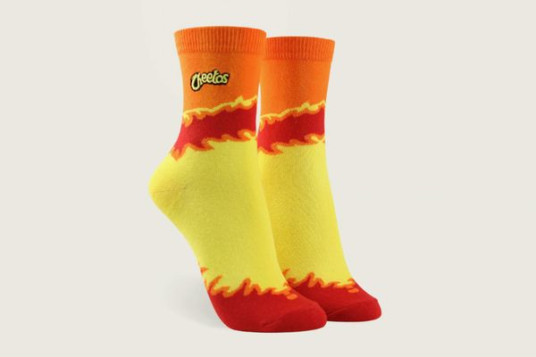 Forever 21 x Cheetos Bag Print Crew Socks