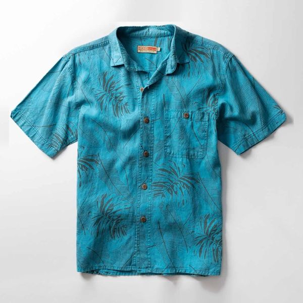 Dash Hemp Banana Leaf Hemp Camp Shirt