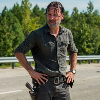 Andrew Lincoln as Rick Grimes - The Walking Dead _ Season 7, Episode 9 - Photo Credit: Gene Page/AMC