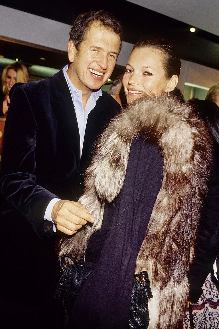 Mario Testino and Kate Moss - February 2002 at the Various in London, United Kingdom. (Photo by Nick Harvey/WireImage)