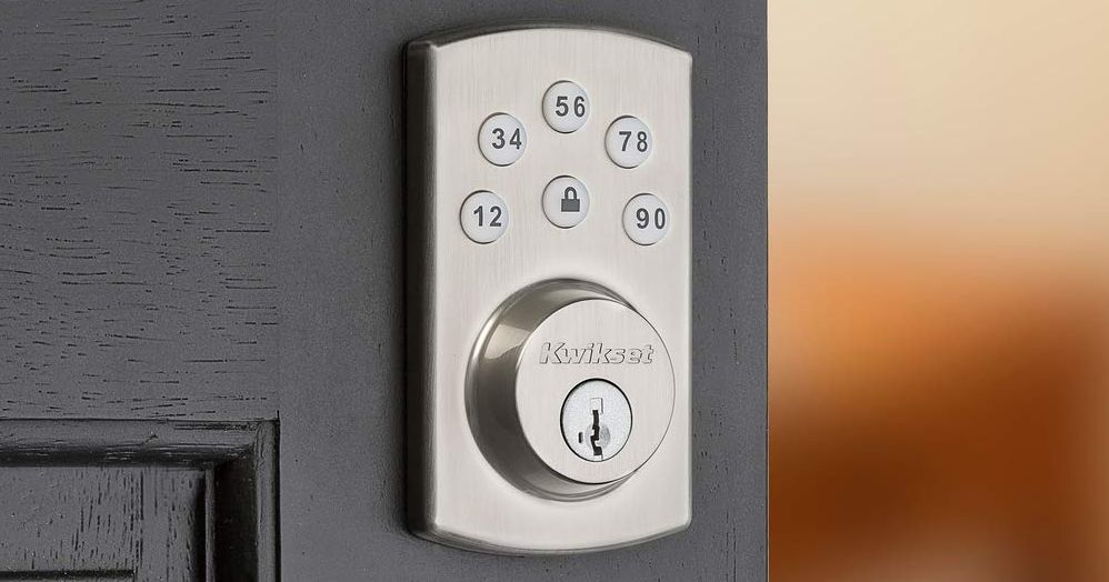 Home Digital Electronic Keyless Keypad Security Entry Door Lock With Night Light 