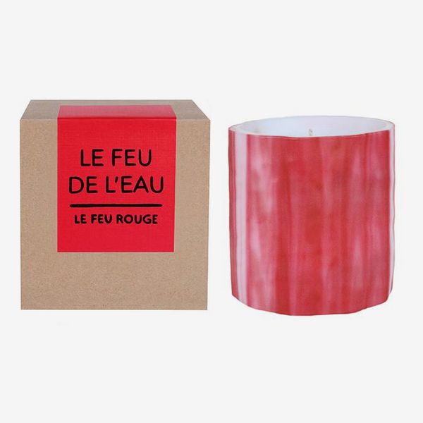 Le Feu De L’Eau Rouge Rose Candle