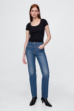 Gap High Rise Western ‘90s Slim Straight Jeans