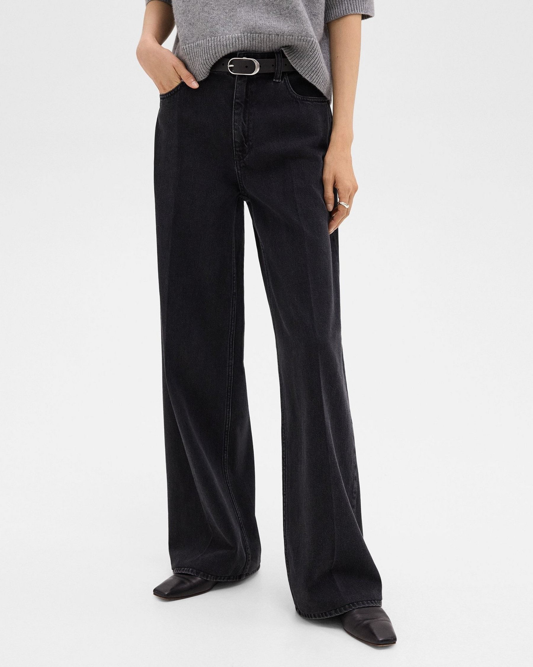 Theory Straight-Leg 5-Pocket Pant