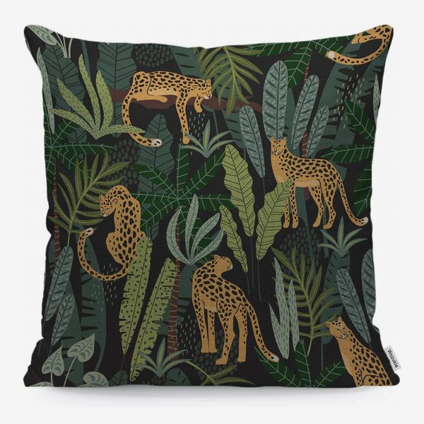 Wozukia Leopard Throw Pillow Cover