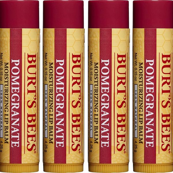 Burt’s Bees 100% Natural Moisturizing Lip Balm Pomegranate with Beeswax and Fruit Extracts