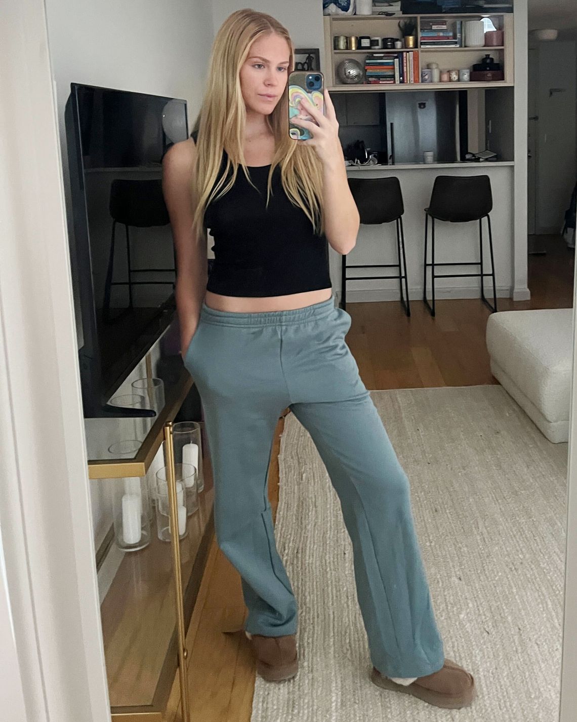 11 Comfy Outfit Ideas: Athleta Wide-Leg Sweatpants Do It All - The