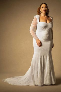 Bridal by ELOQUII Strong Shoulder Gown
