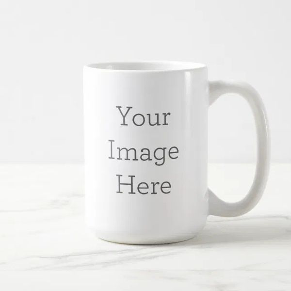 Classic Customizable Mug, 15 oz