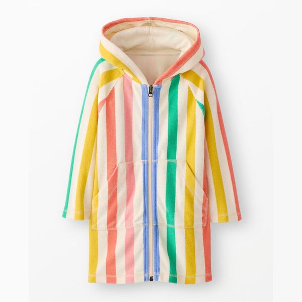 Hanna Andersson Long Sleeve Loop Terry Hoodie Cover Up