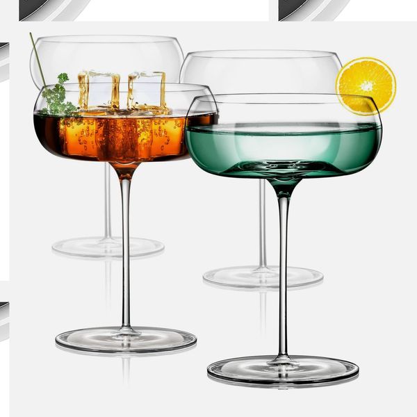 Luna & Mantha Unique Martini Glasses