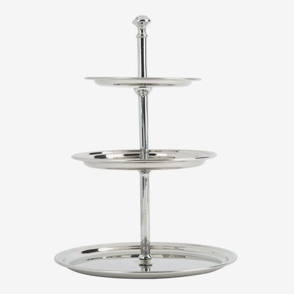 American Metalcraft Tier Stainless Steel Display Stand