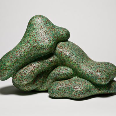 100% Pure, 2005, acrylic on fired clay, 12 ? x 19 x 11 inches, Frank and Berta Gehry, ? Ken Price, photograph ? Fredrik Nilsen, courtesy of the Los Angeles County Museum of Art