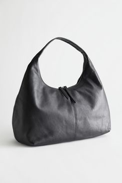 & Other Stories Slouchy Leather Tote Bag