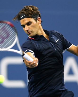Federer, Roddick Out of . Open, in One Night