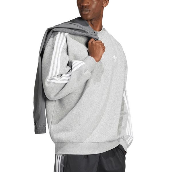 Adidas Adicolor Oversize Crew Sweatshirt - Medium Grey Heather