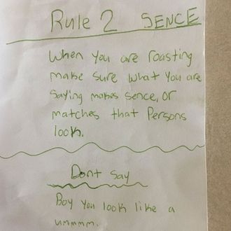 Kid Creates Perfect Guide For Roasting Someone