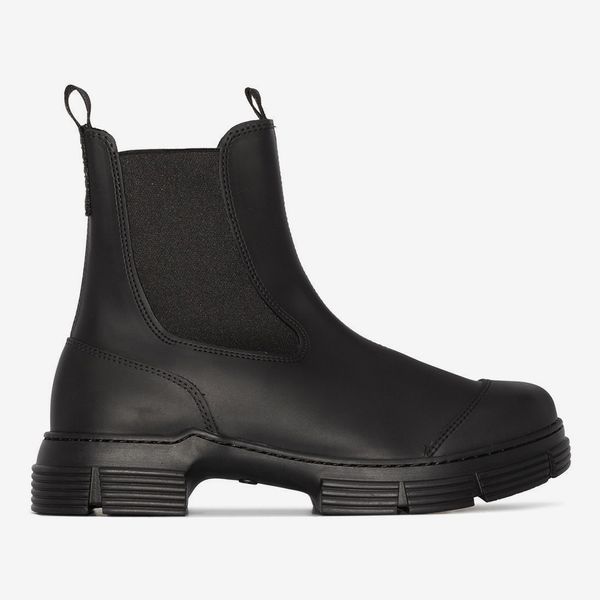 Ganni Recycled-Rubber Chelsea Boots