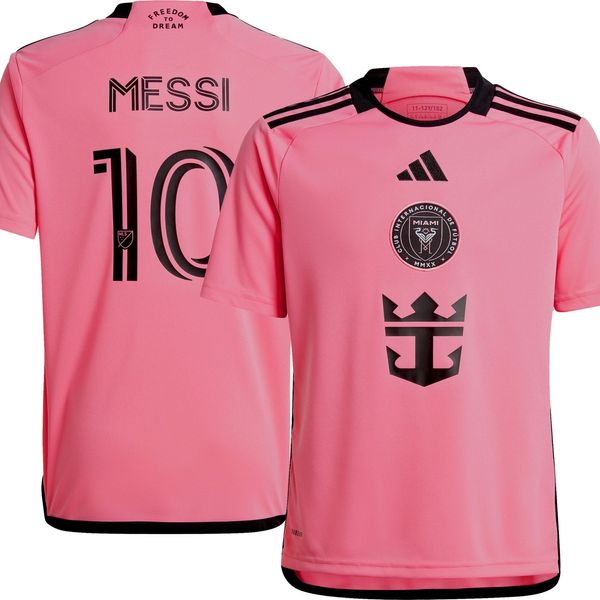 Adidas Youth Inter Miami CF 24/25 Messi Home Jersey