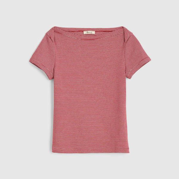 Madewell The '90s Envelope Tee in Compact Cotton