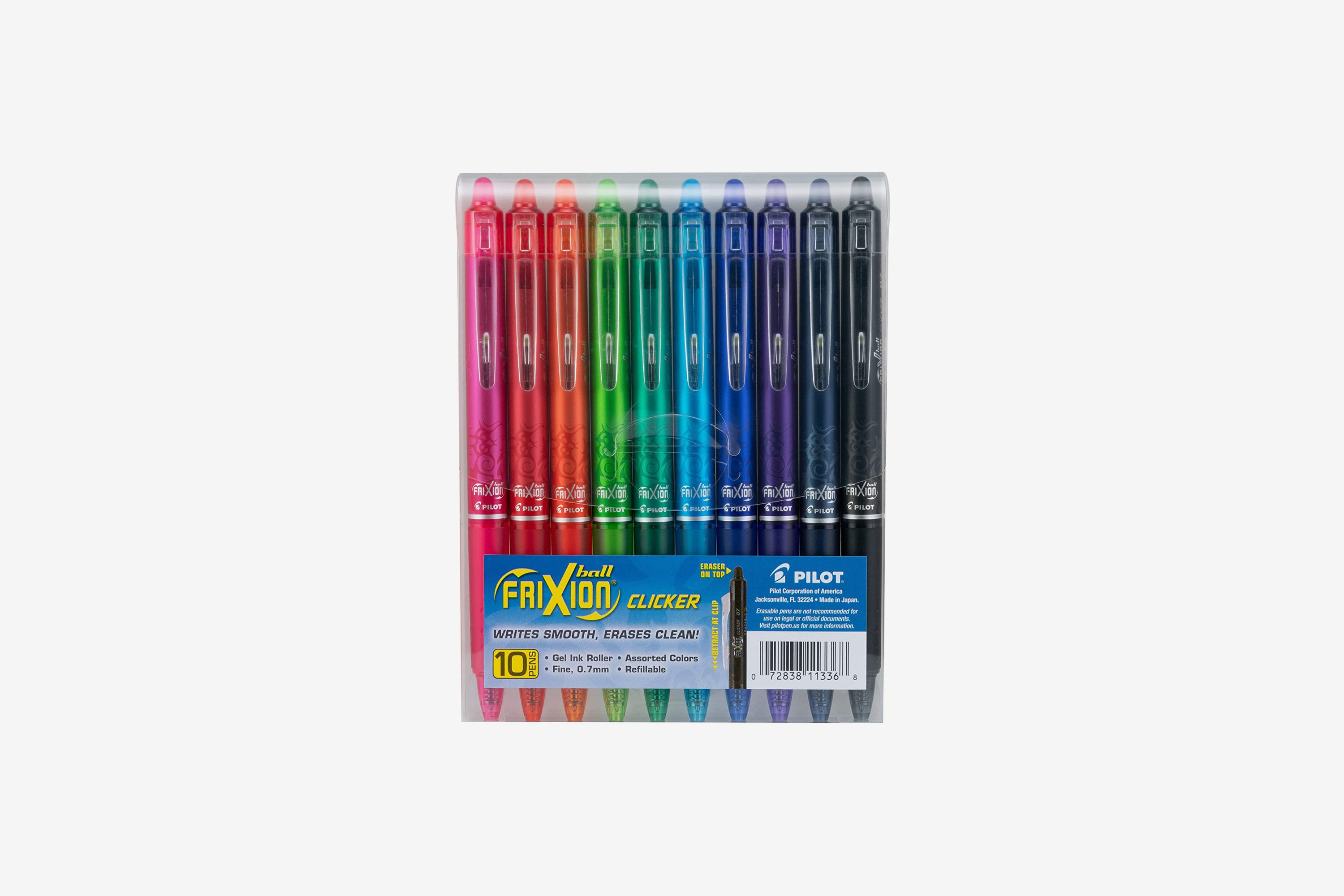 DRMAVI Cute Erasable Pens for Girls- Blue Ink Pens Retractable Click  -Kawaii Eraser Gel Pens for Girls Kids Women Fun Pens Pretty Pens Office  School