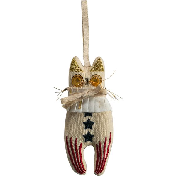 Skippy Cotton Tiny Dancer Kitty Ornament