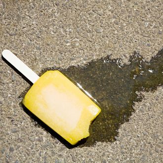 A dropped ice lolly