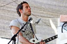 PERTH, AUSTRALIA - APRIL 05: Anthony Gonzalez of the band M83 performs on stage during V Festival 2009 at the Claremont Showgrounds on April 5, 2009 in Perth, Australia. (Photo by Paul Kane/Getty Images) *** Local Caption *** Anthony Gonzalez