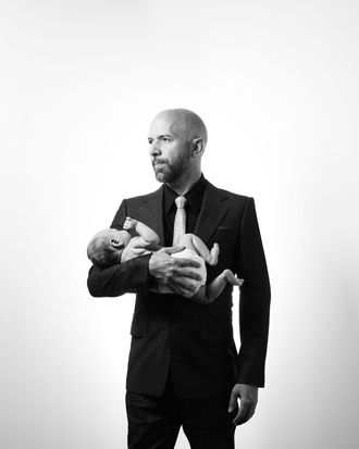 Neil Strauss and his son.