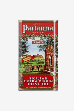 Aceite de oliva virgen extra Partanna, lata de 101 onzas