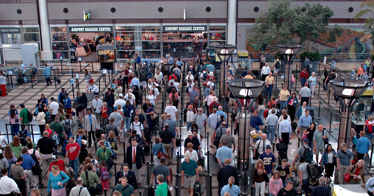 airport customs line