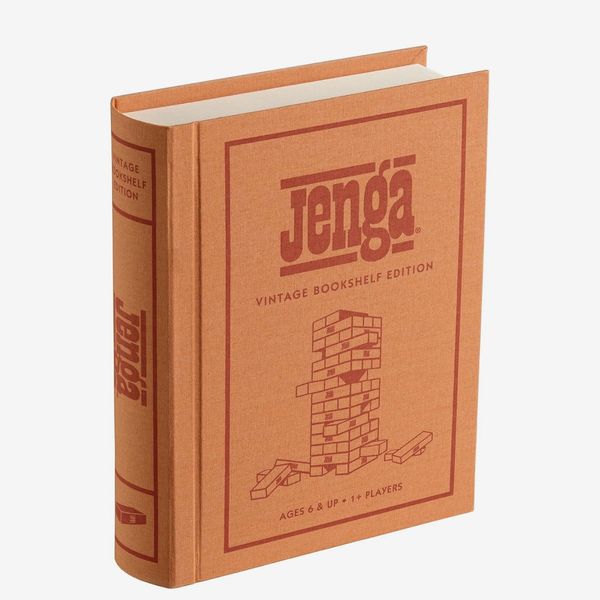 WS Game Company Jenga Vintage Bookshelf Edition