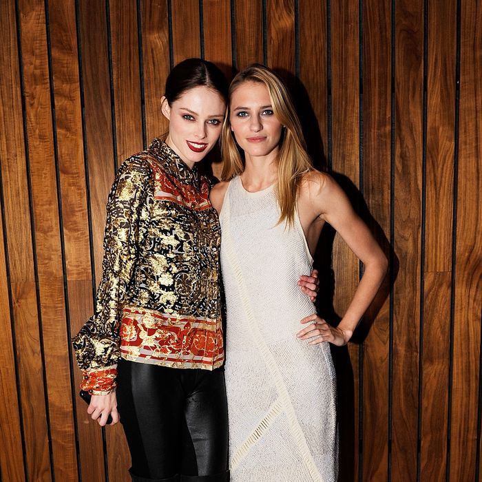 Coco Rocha and Sara Ziff.