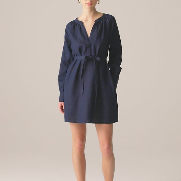 J.Crew Cabana Mini Dress in Linen