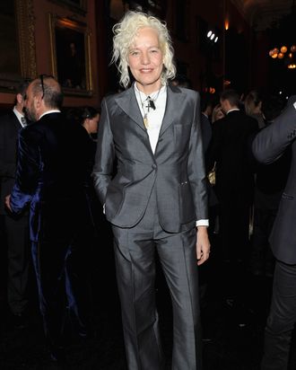 Ellen Von Unwerth attends the celebration of the global launch of the 2012 Pirelli Calendar by Mario Sorrenti gala dinner at the Park Avenue Armory on December 6, 2011 in New York City.