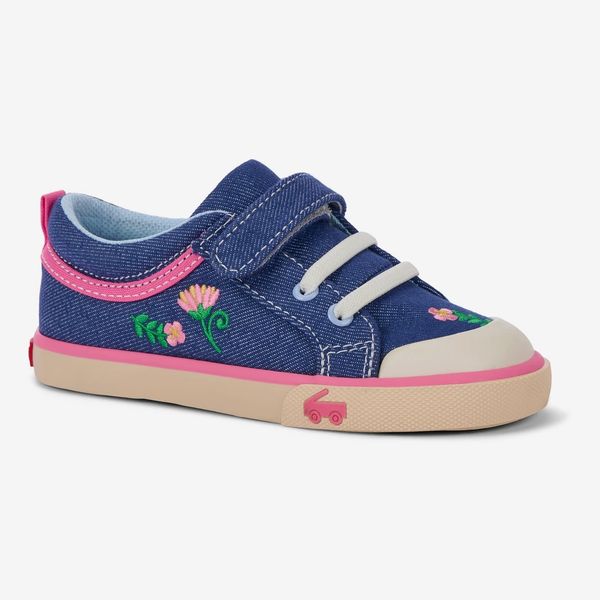 See Kai Run Kristin Blue Denim/Garden