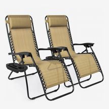 Best Choice Products Zero Gravity Lounge Chairs, Set of 2