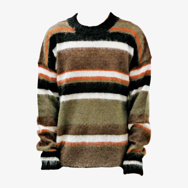 Casey Casey Stripe Mohsil Jumper Khaki