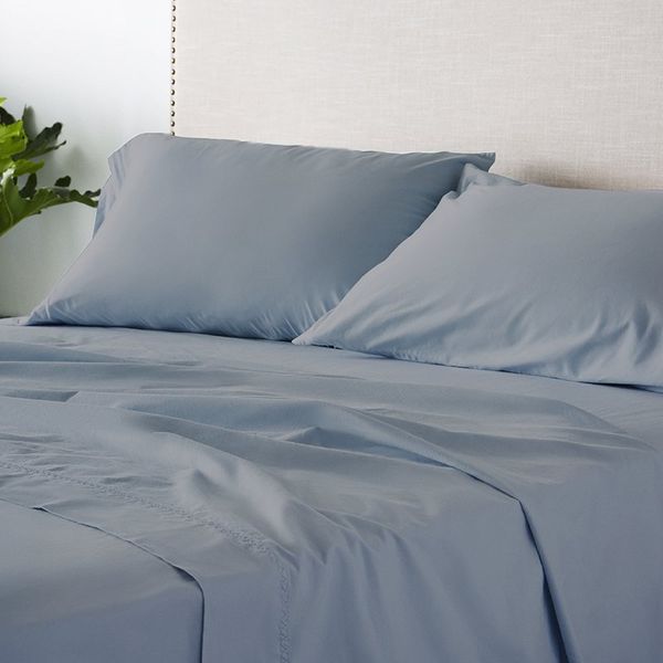 Allswell Organic Garment Wash Percale Sheet Set, Queen