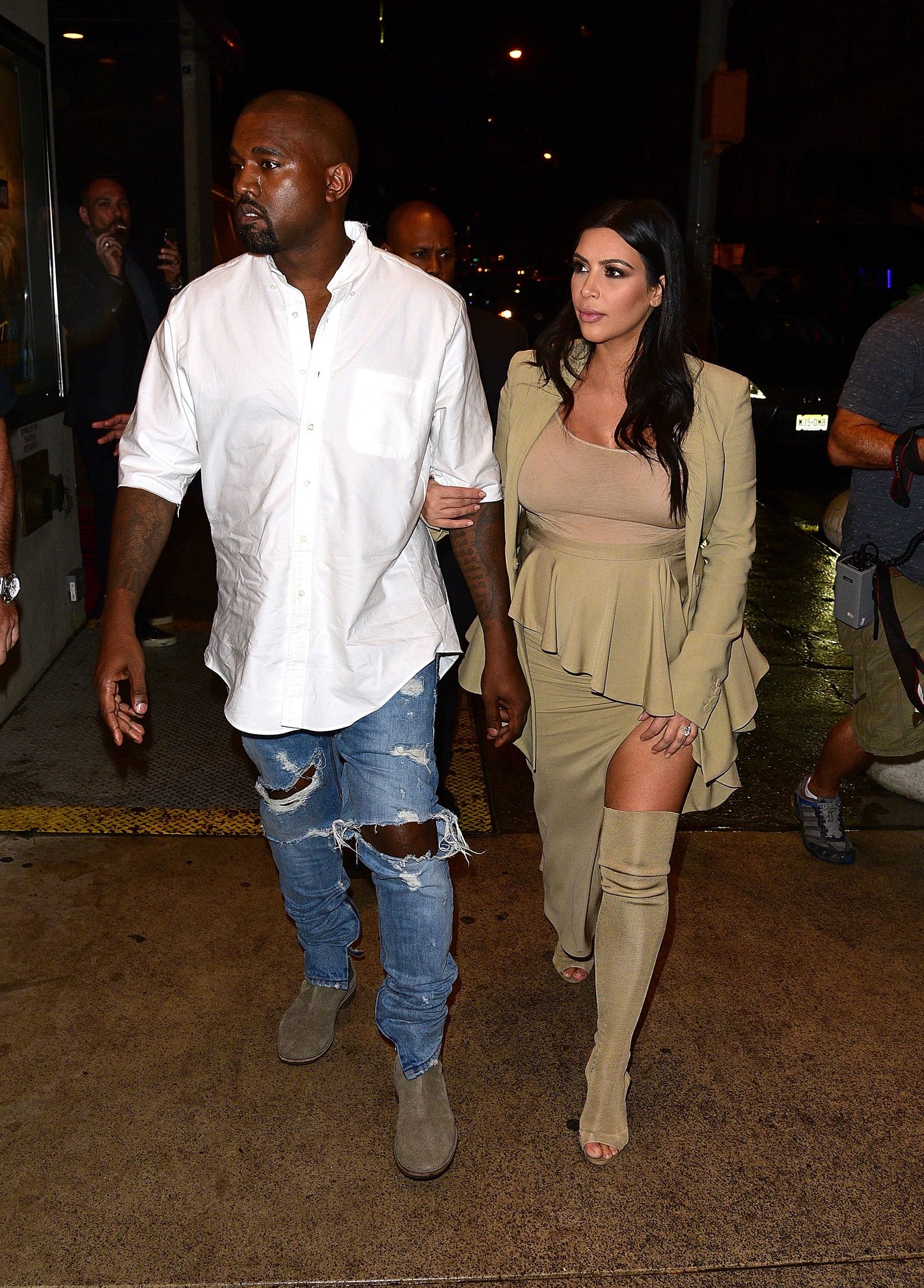 Are Kanye’s Knees Trying to Tell Us Something?