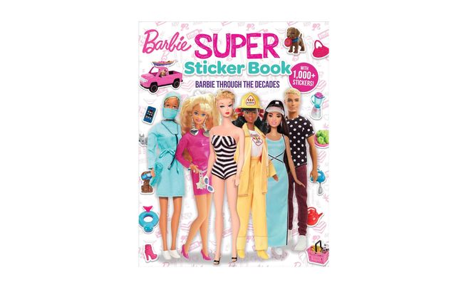 Mattel Barbie: Super Sticker Book: Through the Decades