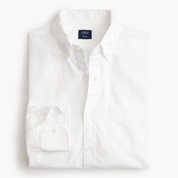 J.Crew Factory Classic-Fit 100% Cotton Everyday Oxford Shirt