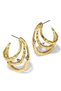 Alexis Bittar Brut Thorn Orbital Hoop Earrings