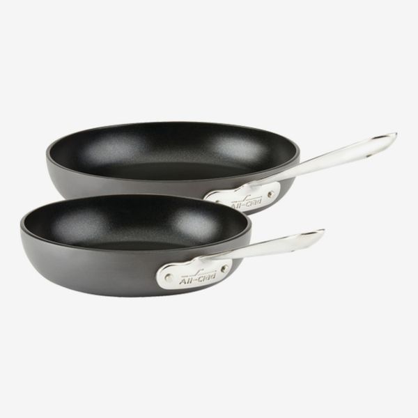 All-Clad 8-Inch & 10-Inch Hard Anodized Aluminum Nonstick Fry Pan Set