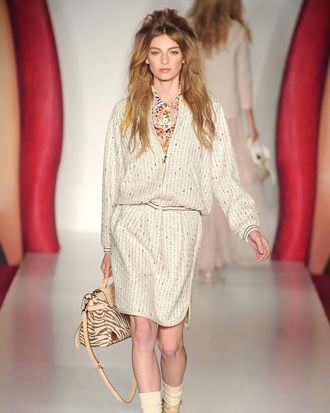 A look from Mulberry's spring 2012 collection.