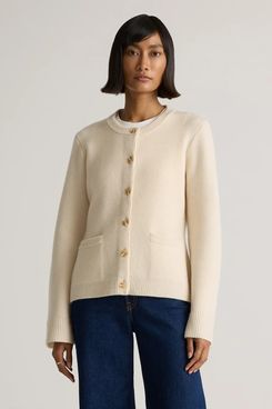 Quince Mongolian Structured Cashmere Cardigan