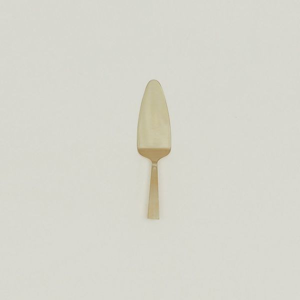Fog Linen Brass Cake Server