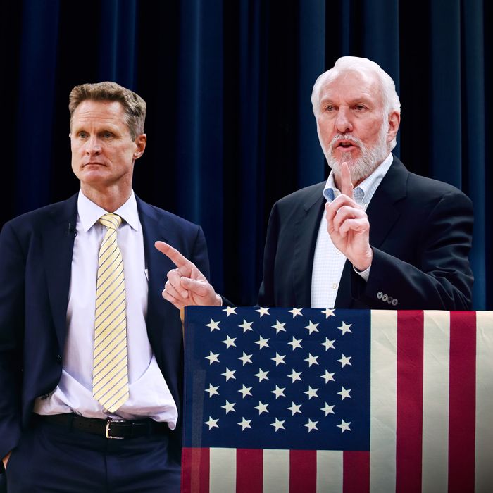 Presidential Candidate Gregg Popovich and Vice Presidential Candidate Steve Kerr