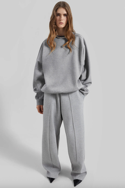 The Frankie Shop Lonay Balloon Sleeve Sweatshirt - Grey