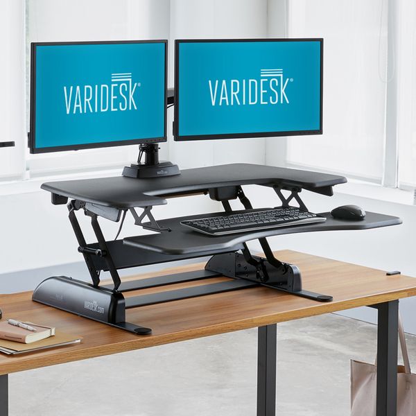 VariDesk Pro Plus 36 Height-Adjustable Standing Desk